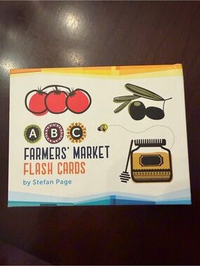 ABC Farmers' Market Flash Cards by Stefan Page  26 cards